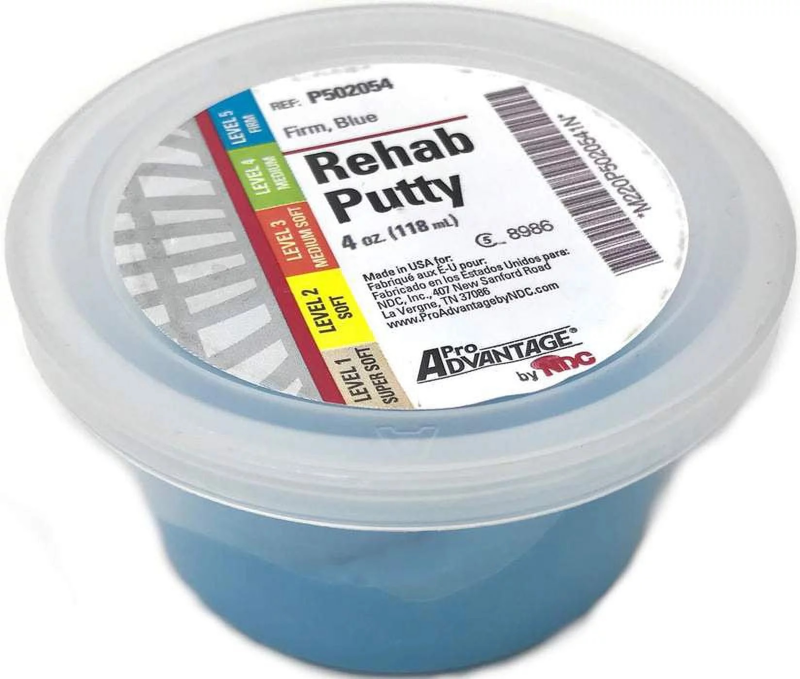 Putty Therapy Rehab Blue Firm 4 oz ProAdvantage  .. .  .  